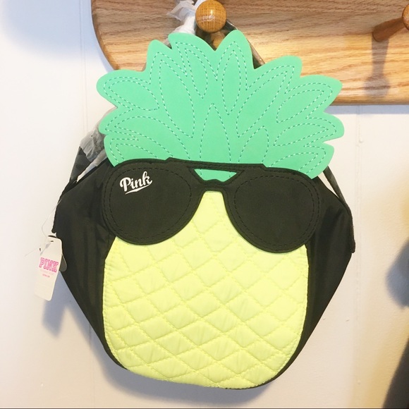 PINK Victoria's Secret Handbags - Victoria Secret Pink Cooler Pineapple Beach Bag